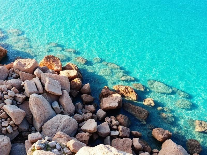 Crystal clear Mediterranean waters in Mallorca